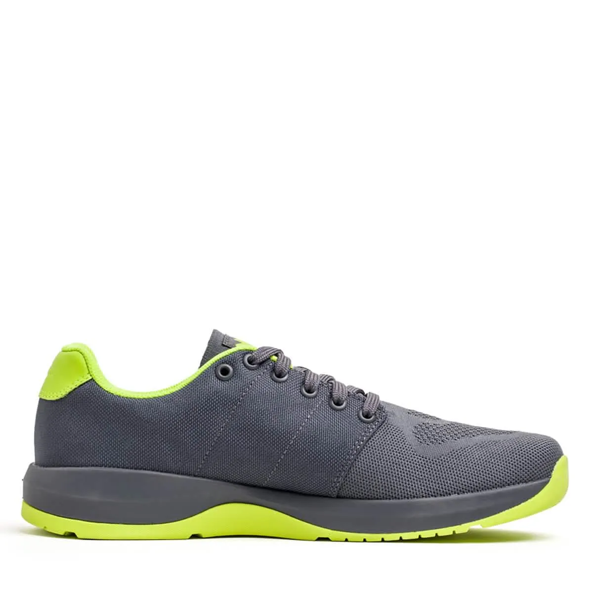 Men's Ballistic Trainers - Wolf Grey   Acid Lime W / Acid Lime Reflective Spearhead