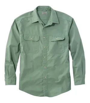 Men's Sunwashed Canvas Shirt, Traditional Fit