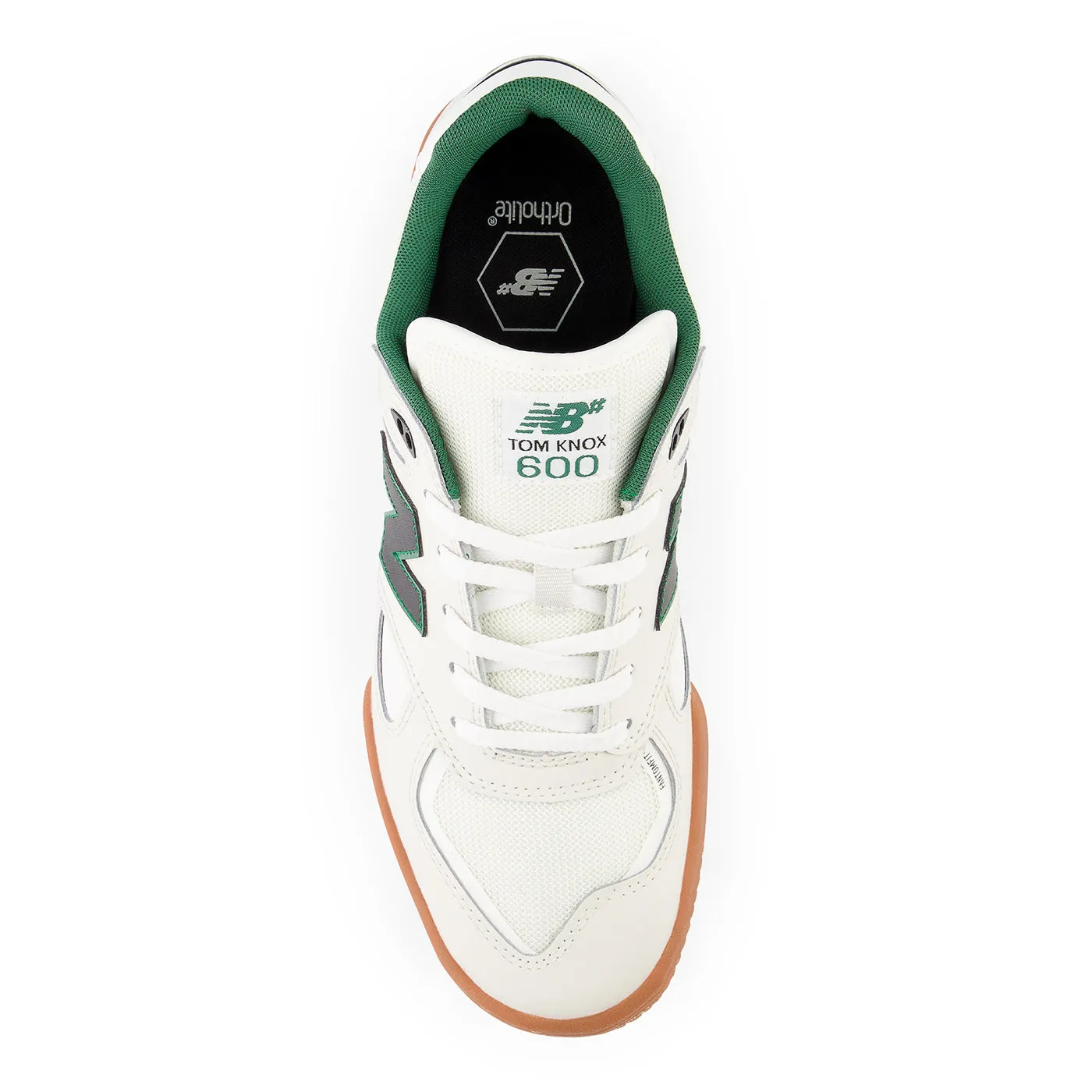 New Balance Numeric NM600 Tom Knox Shoes - White / Green