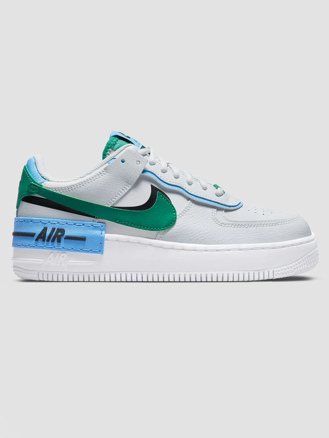 Nike Air Force 1 Shadow - Photon Dust/Malachite-Black