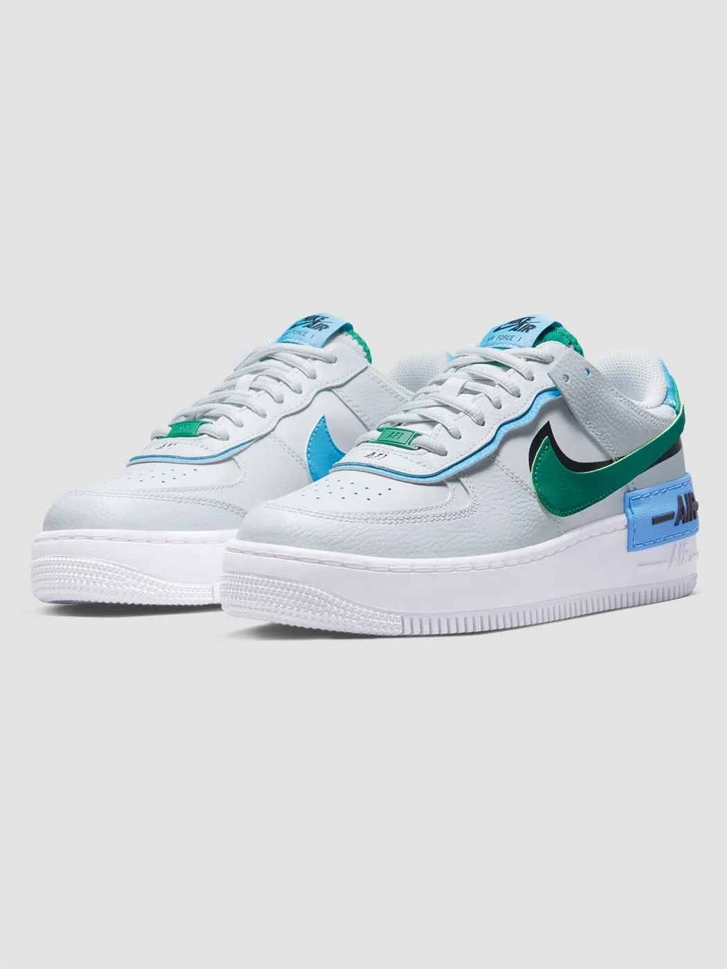 Nike Air Force 1 Shadow - Photon Dust/Malachite-Black