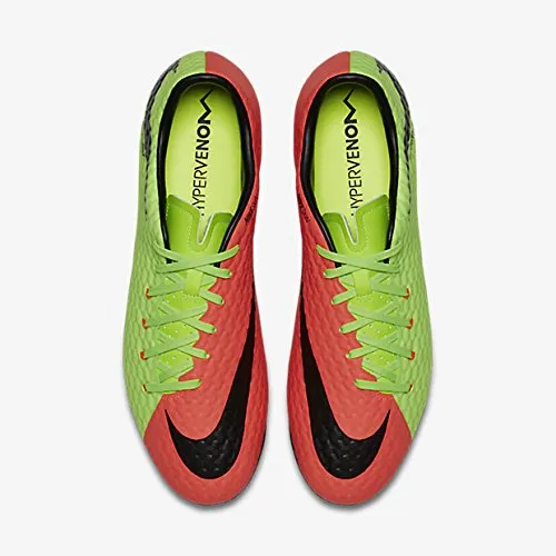 Nike Herren Hypervenom Phelon 3 Fg Fußballschuhe, Grün (Elctrc Green/Black-Hyper Orange-Volt), 43 EU