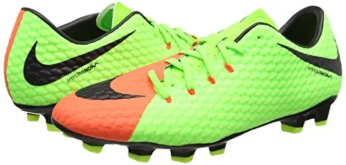 Nike Herren Hypervenom Phelon 3 Fg Fußballschuhe, Grün (Elctrc Green/Black-Hyper Orange-Volt), 43 EU