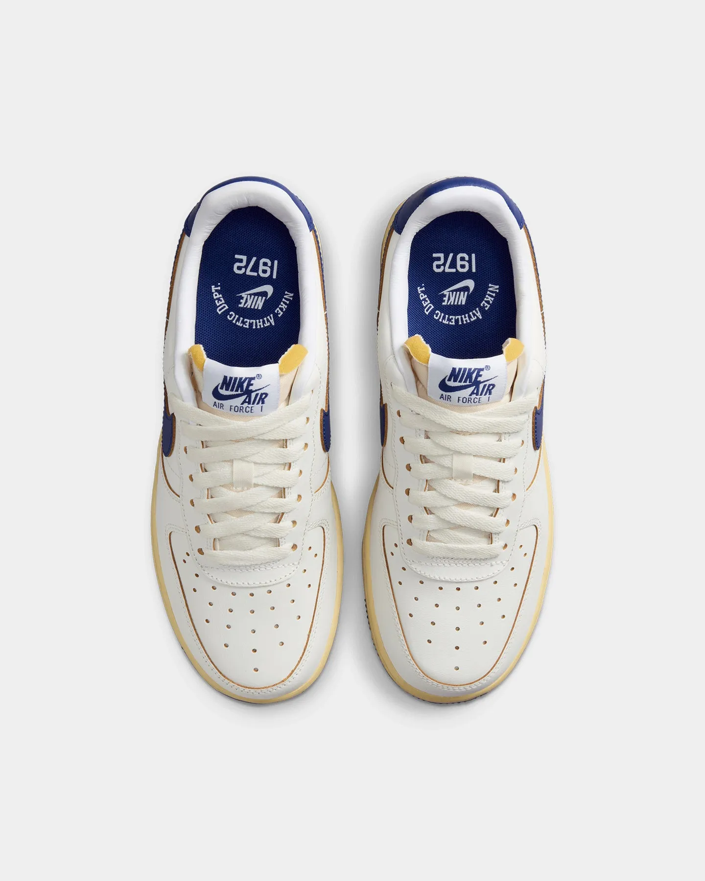 Nike Women's Air Force 1 '07 NCPS "Athletic Department" Sail/Deep Royal Blue