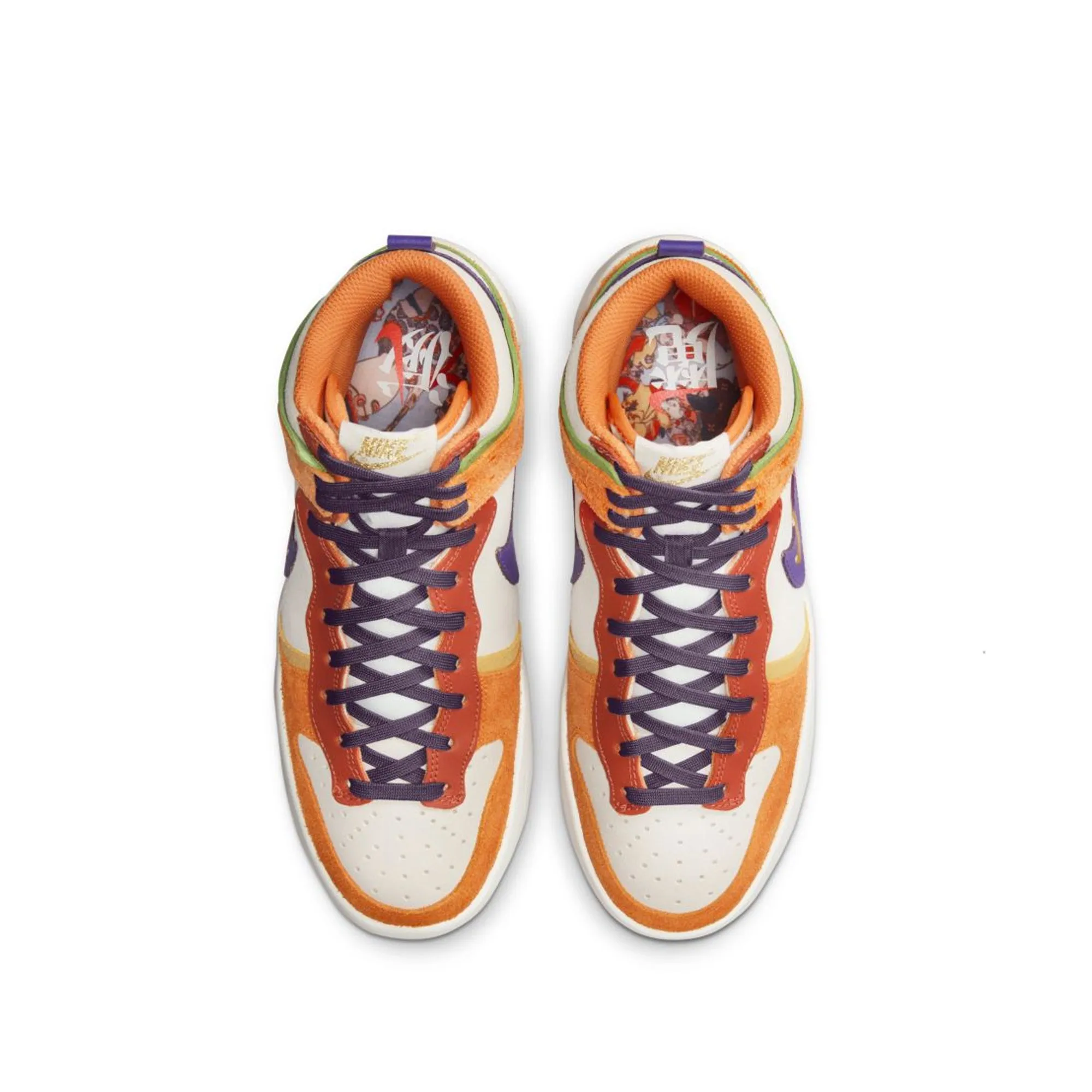 Nike Womens Dunk High Shoes 'Sail/Canyon Purple'