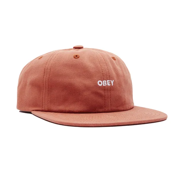 Obey Bold Washed Canvas 6 Panel - Ginger