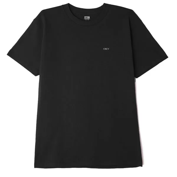 Obey Tunnel Vision Canvas T-Shirt - Black