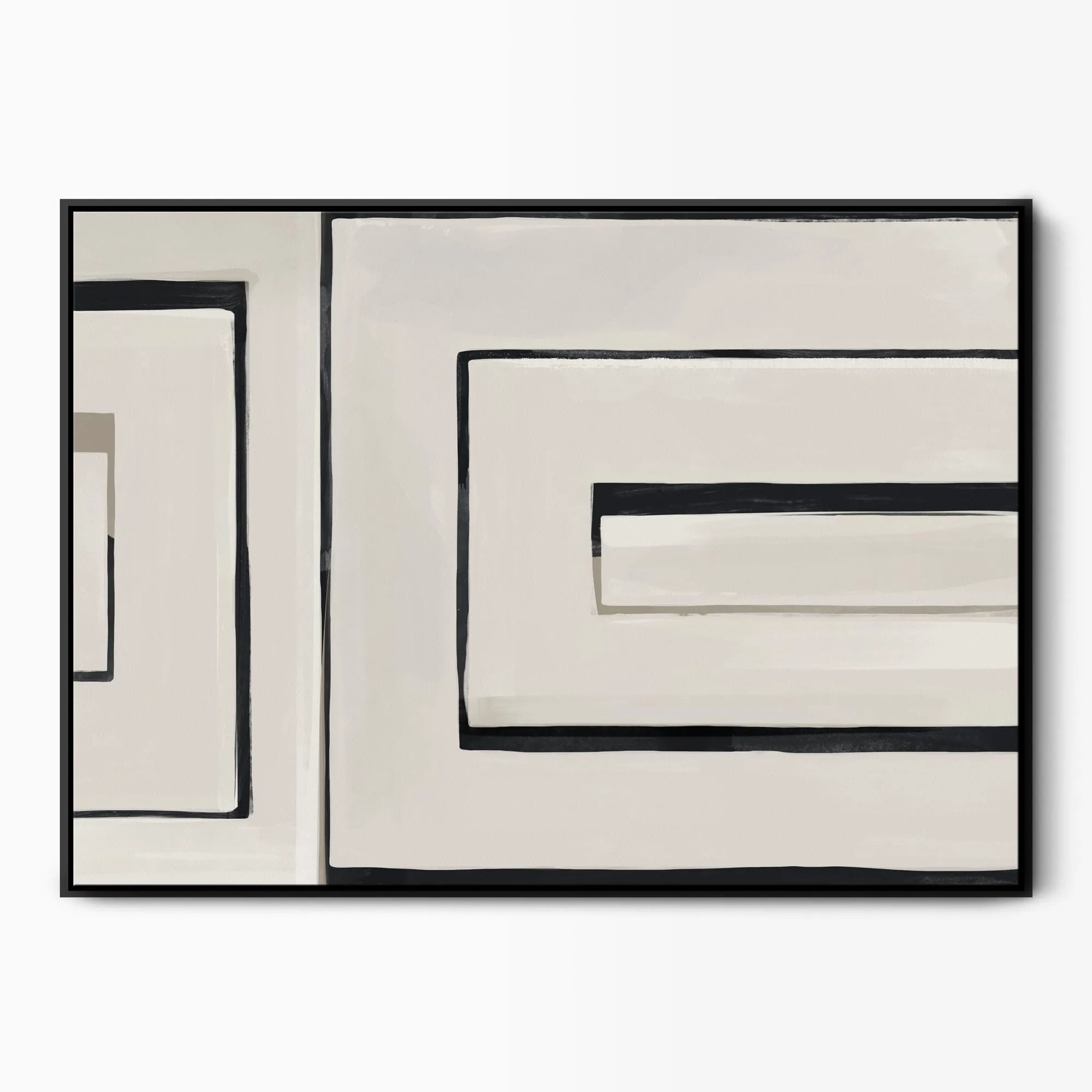 Off Grid Framed Abstract Canvas Art