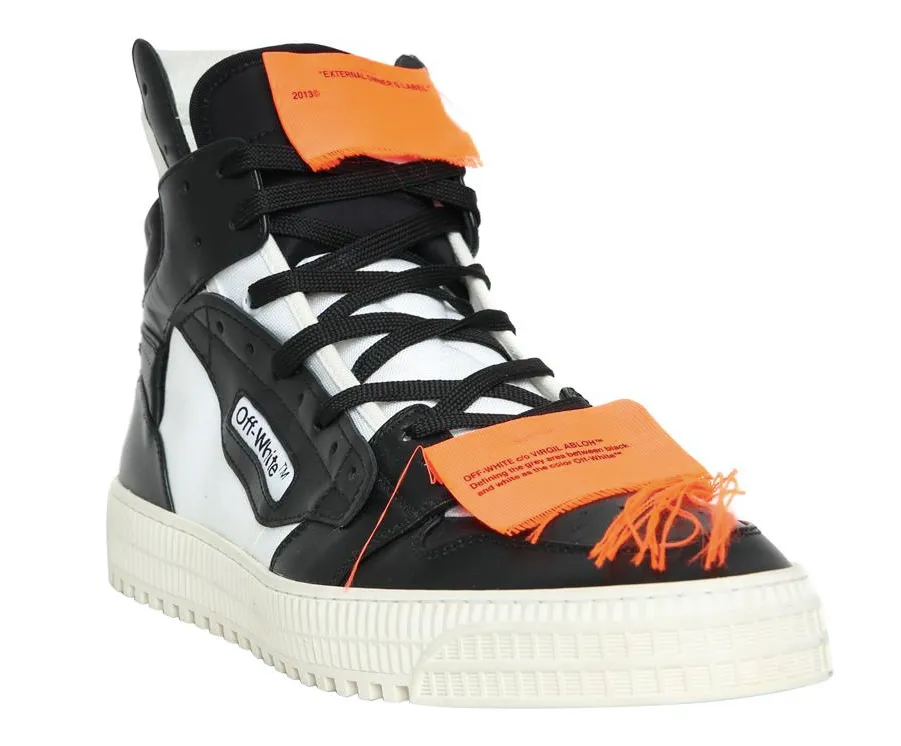 OFF-WHITE  Low 3.0 high-top sneakers by Virgil Abloh