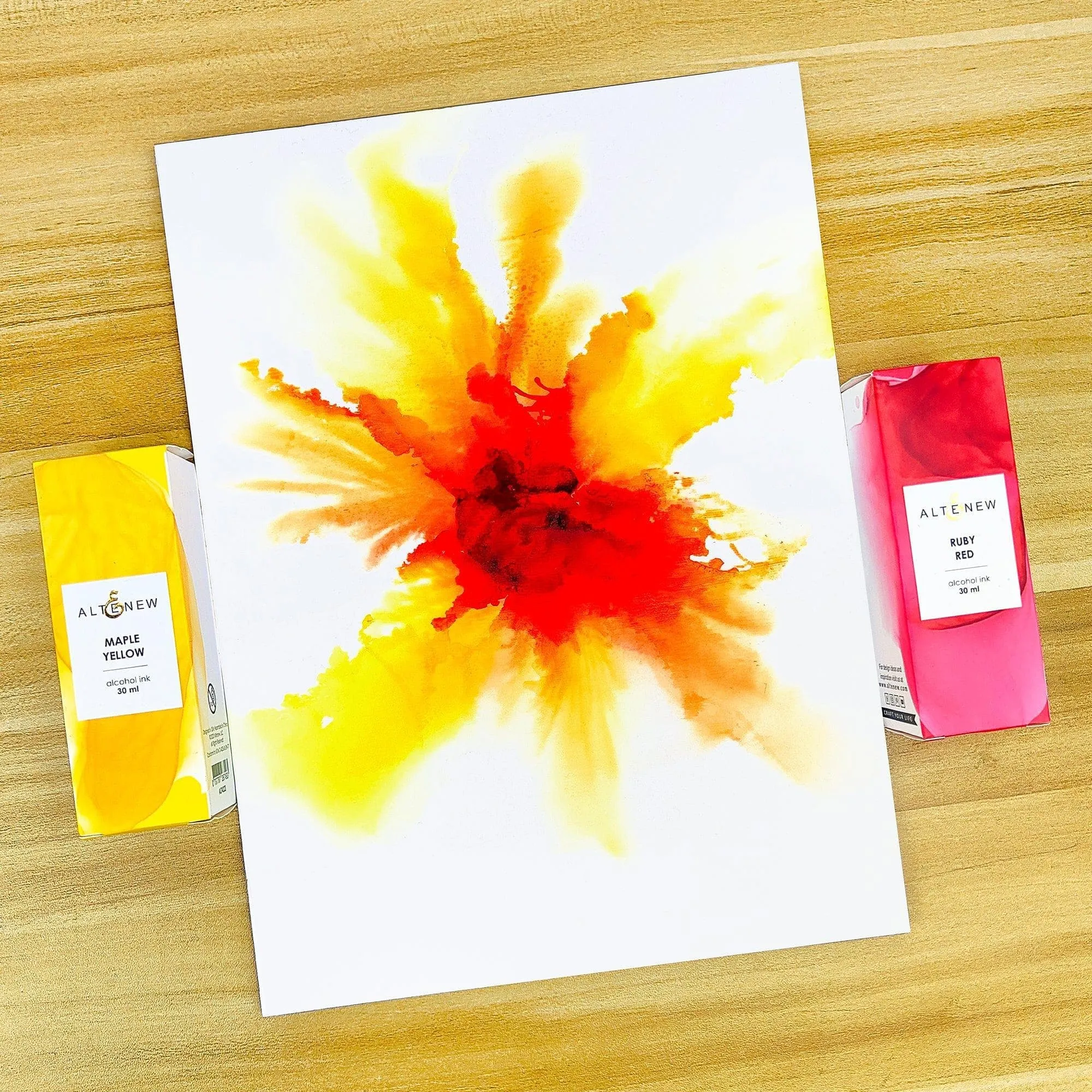 Pocketful of Sunshine Alcohol Ink