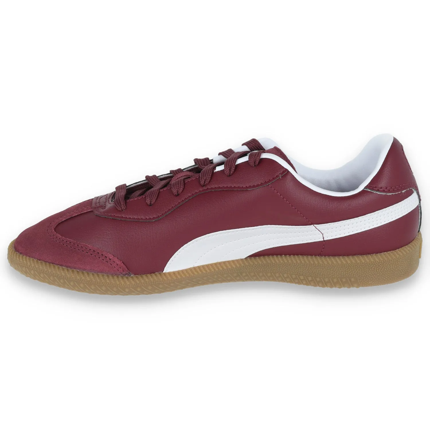 Puma King 21 IC- Burgandy/White