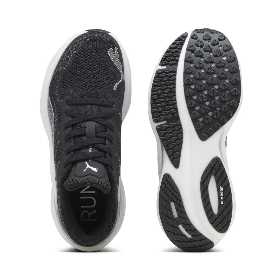 Puma Magnify Nitro 2 Men's Running Shoes in PUMA Black/White/Silver AW24