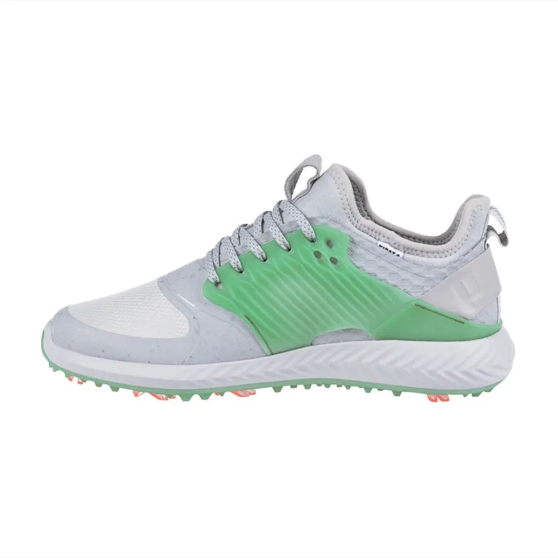 PUMA PWRADAPT Caged Flash Men's Spiked Shoes (Grey/Green)