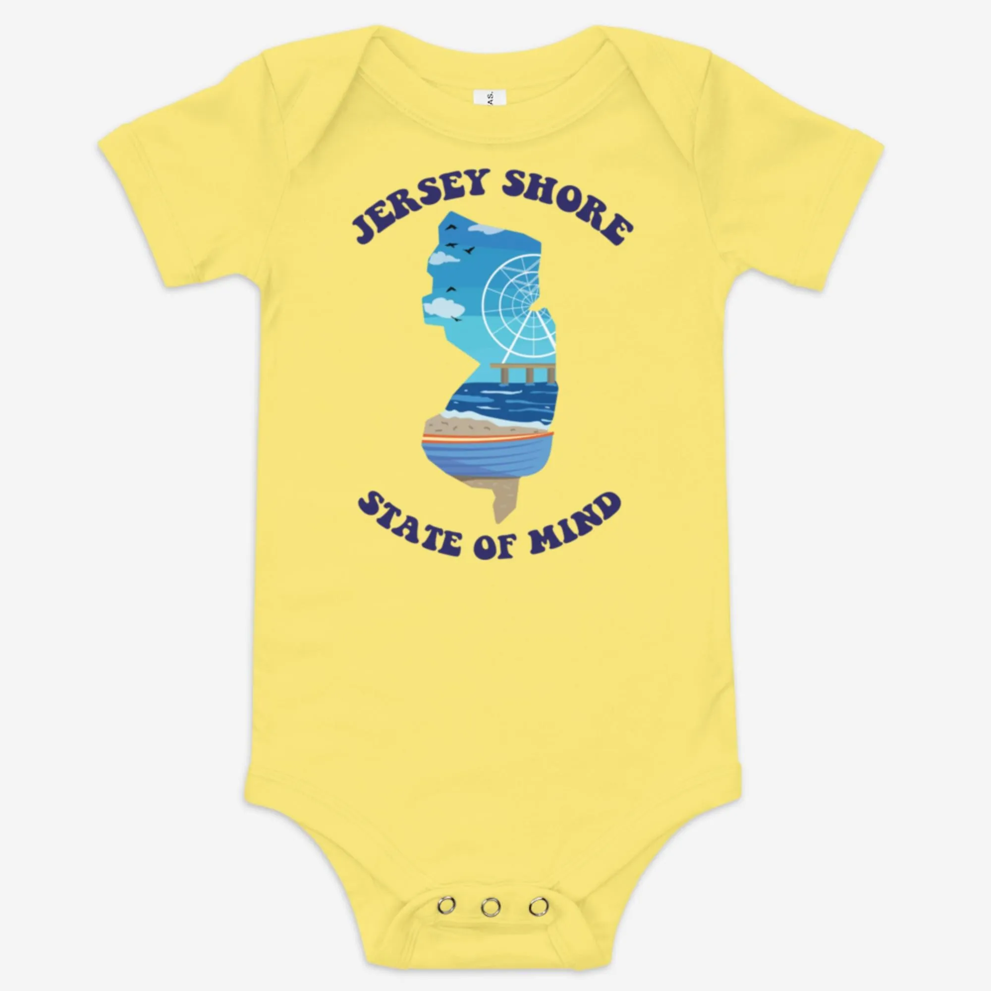 "Jersey Shore State of Mind" Baby Onesie