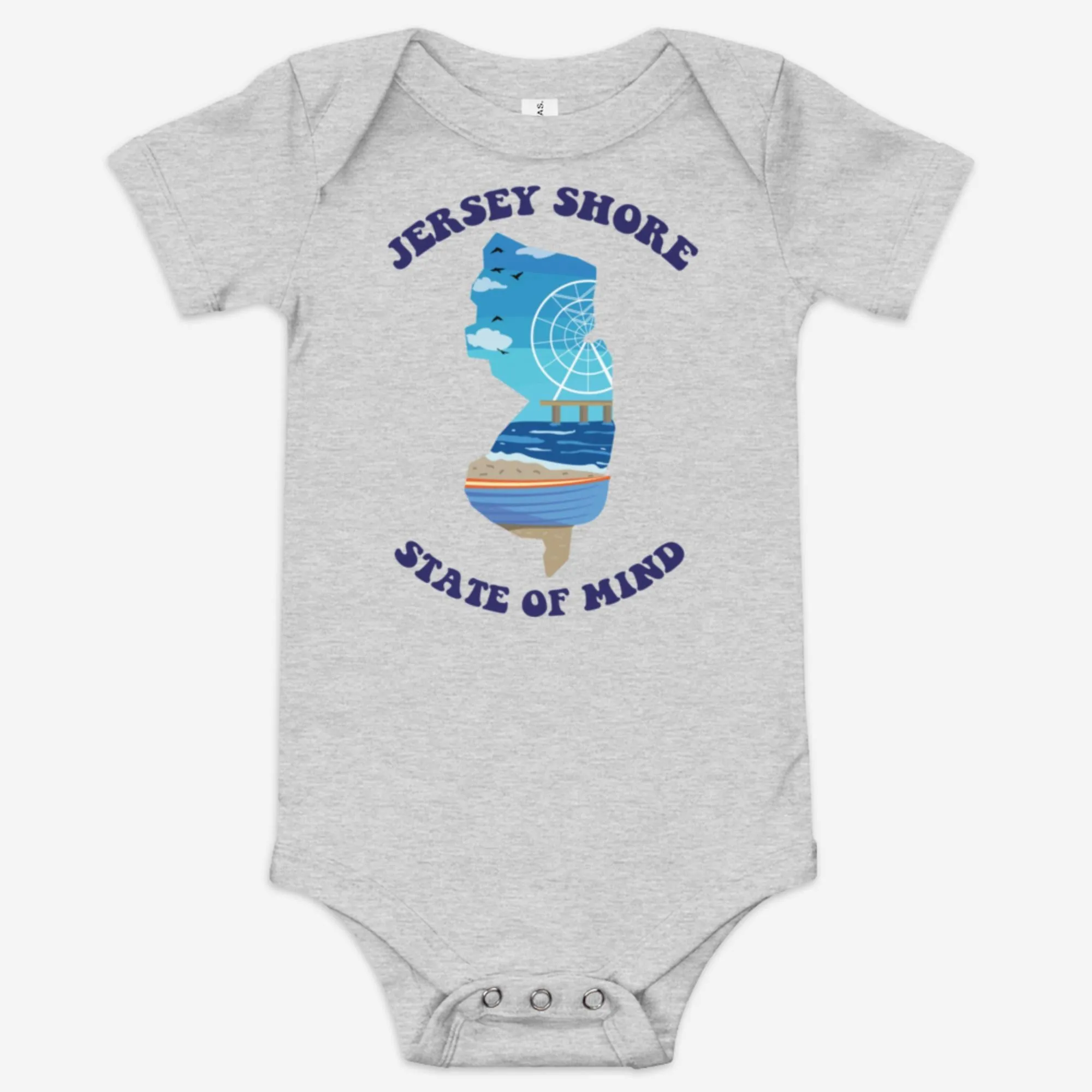 "Jersey Shore State of Mind" Baby Onesie