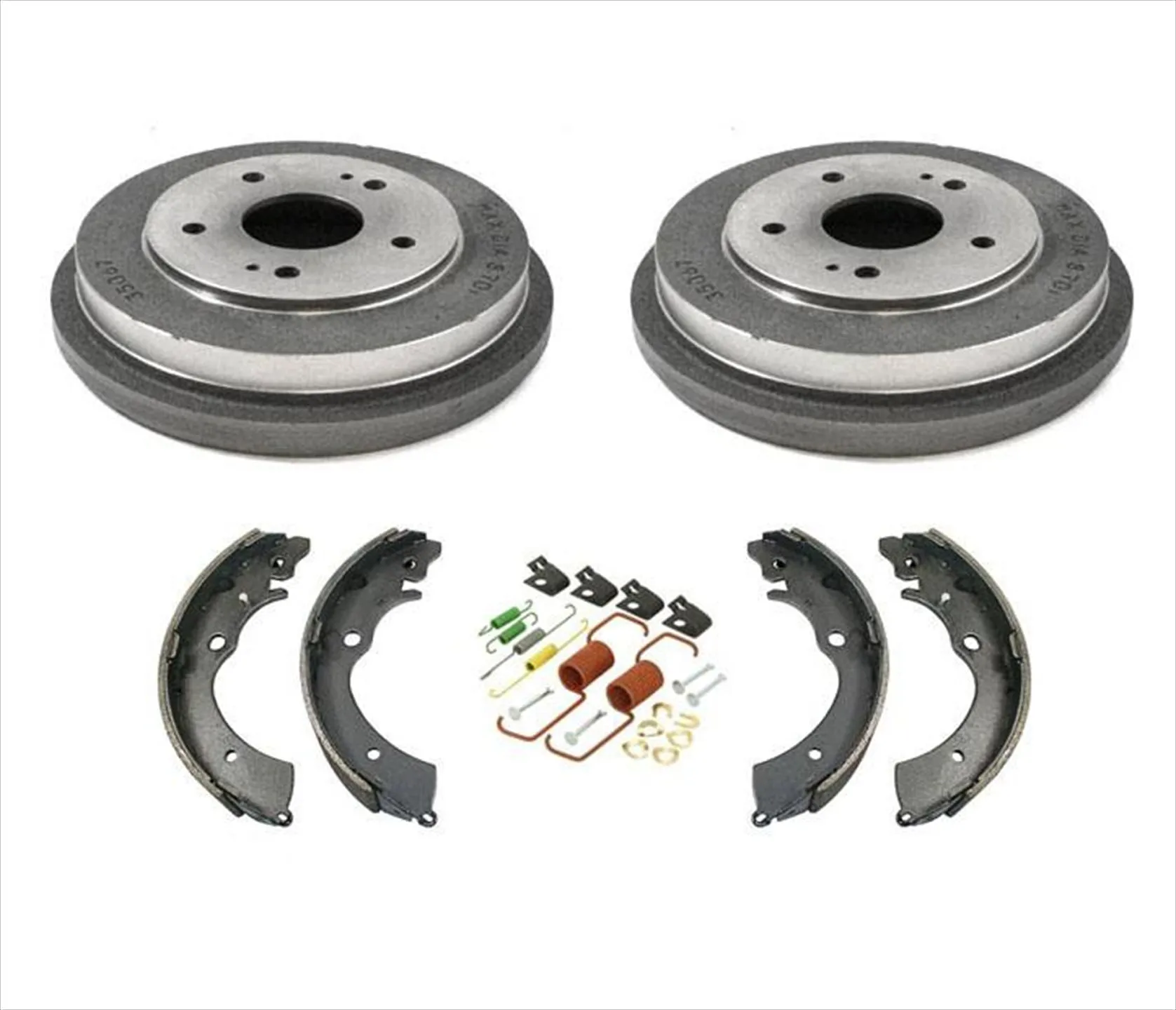 Rear Drums Brake Brake Shoes & Spring Kit FIts Honda Accord 2.4L 2003-2007