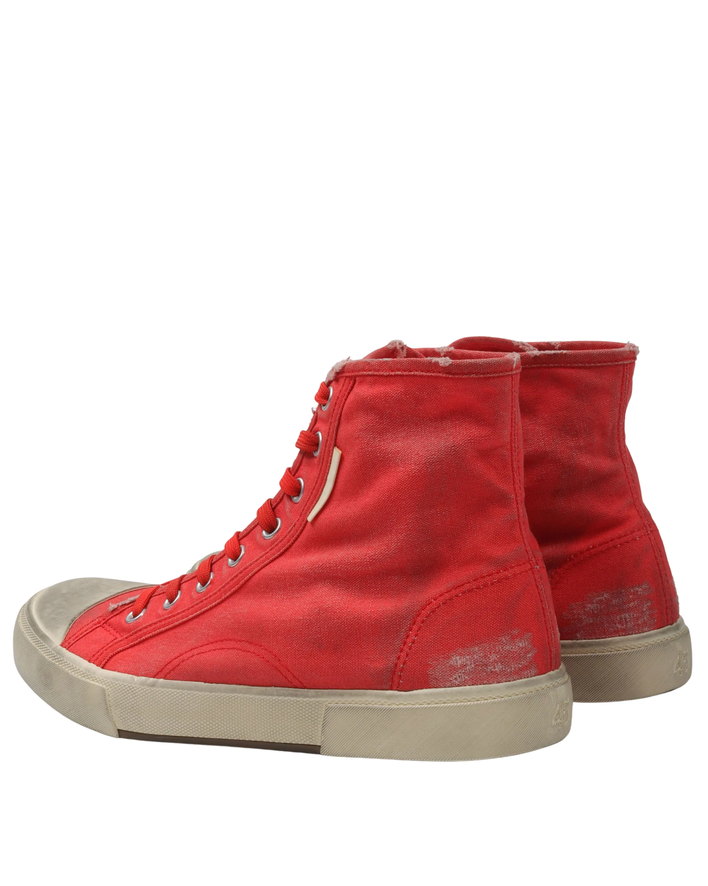 Red Canvas Sneakers