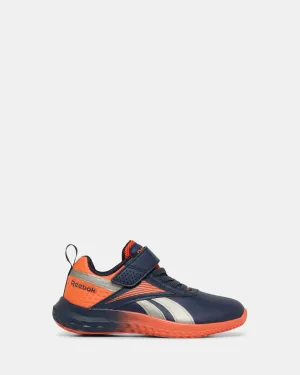 Reebok Rush Runner 5 Synthetic Vector Navy/Pump Orange