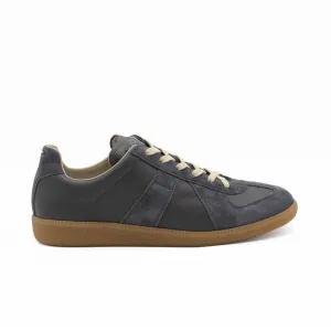 Replica Leather Sneaker in Grey