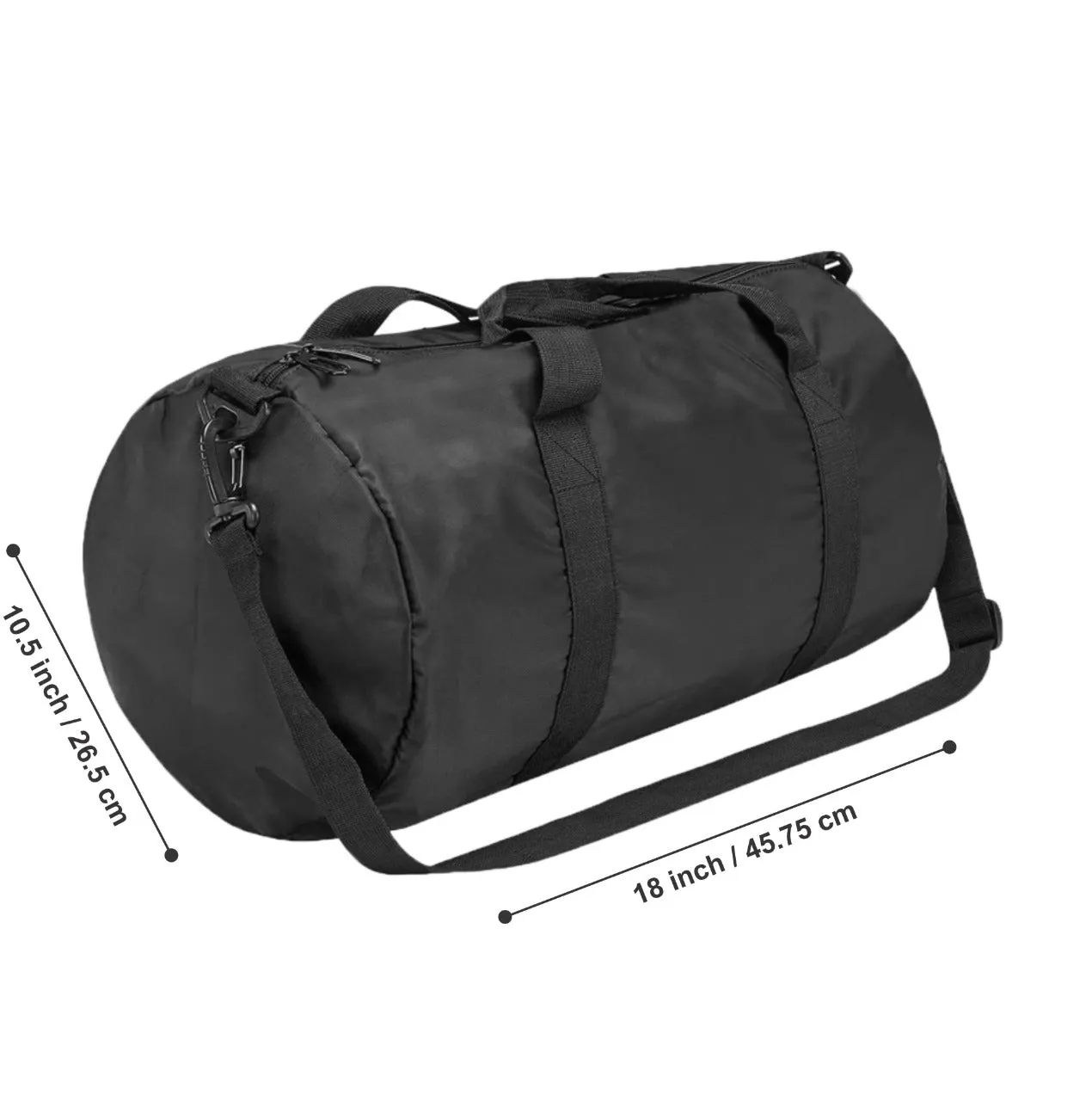 Repton Fitness Gears Premium Foldable Gym Duffle Barrel Bag with Integrated Shoe Compartment - A Professional Travel and Workout Companion for Organized, Active Lifestyles