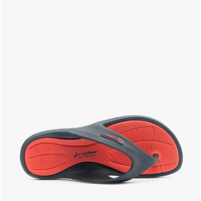 Rider Cape Mens Flip Flops - Navy/Red