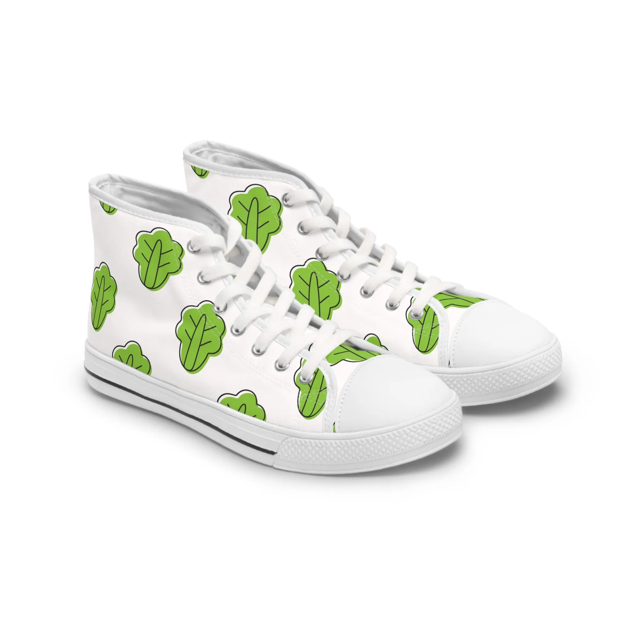 Romaine Lettuce Women's High Top Sneakers