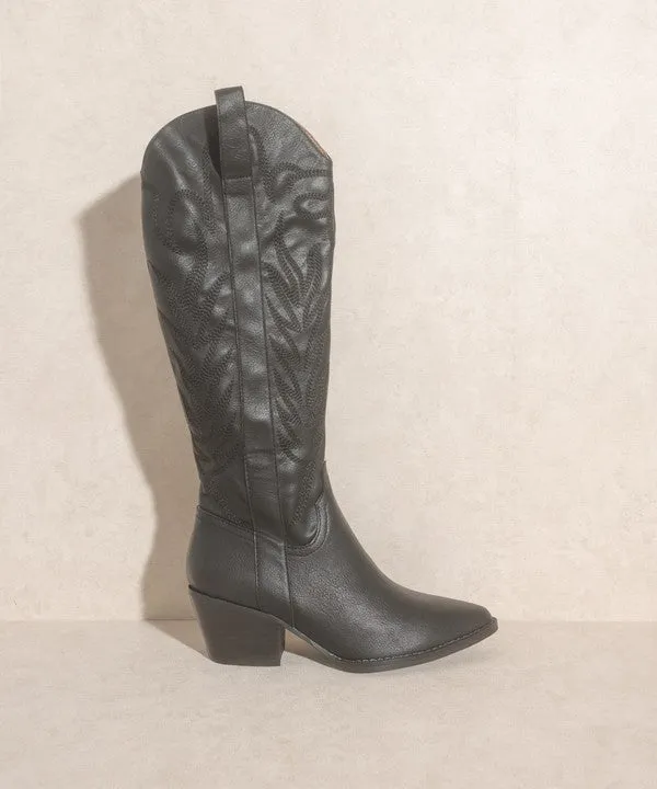 Samara Embroidered Tall Boot