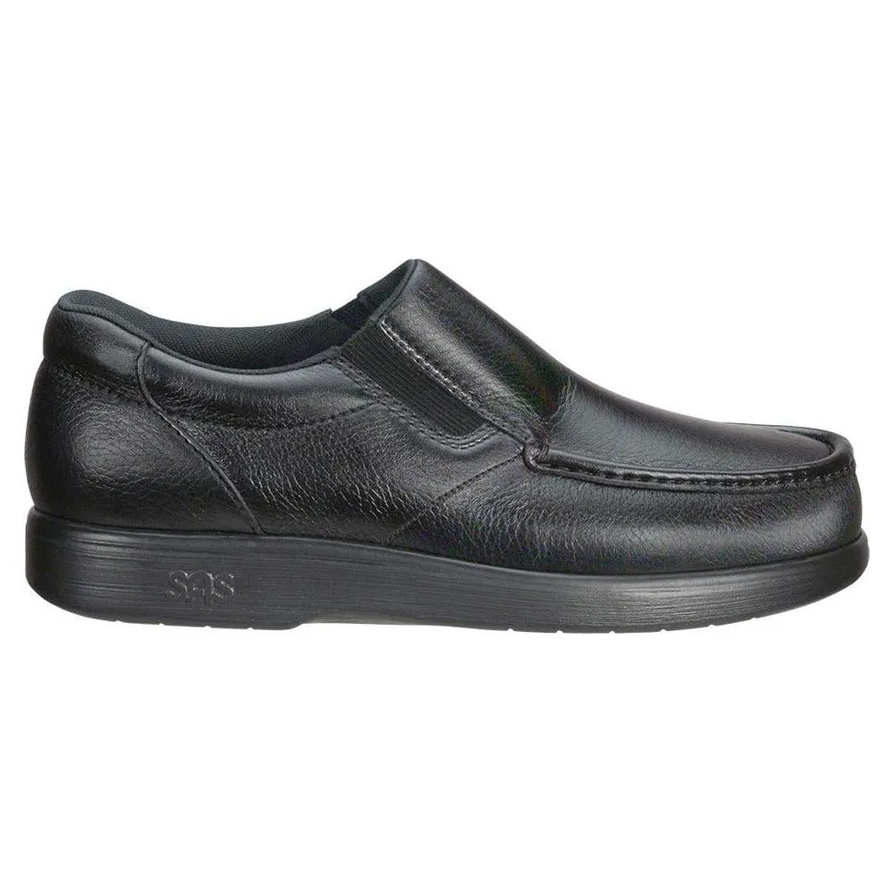 SAS Men's Side Gore Slip-On in Black Wide