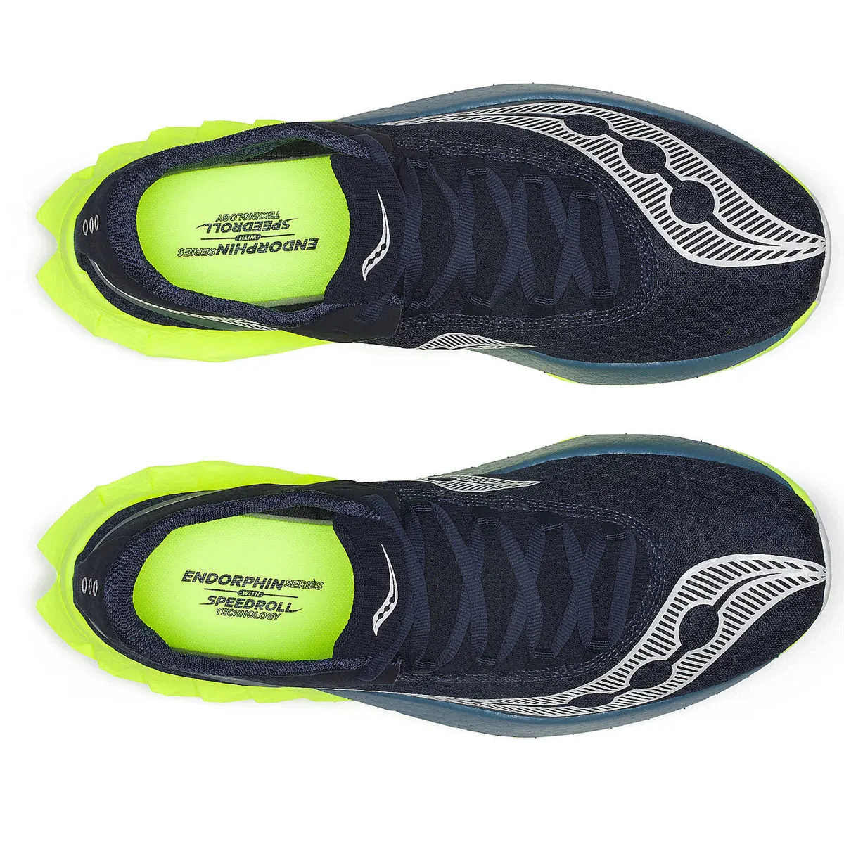 Saucony Endorphin Pro 4 Running Shoes - Mens - Navy/Citron