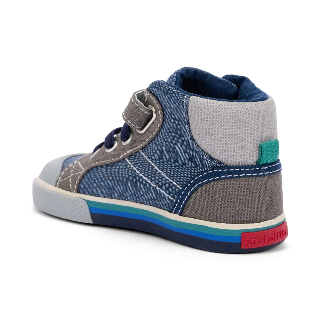 See Kai Run Boy's Sneakers Dane - Chambray/Gray