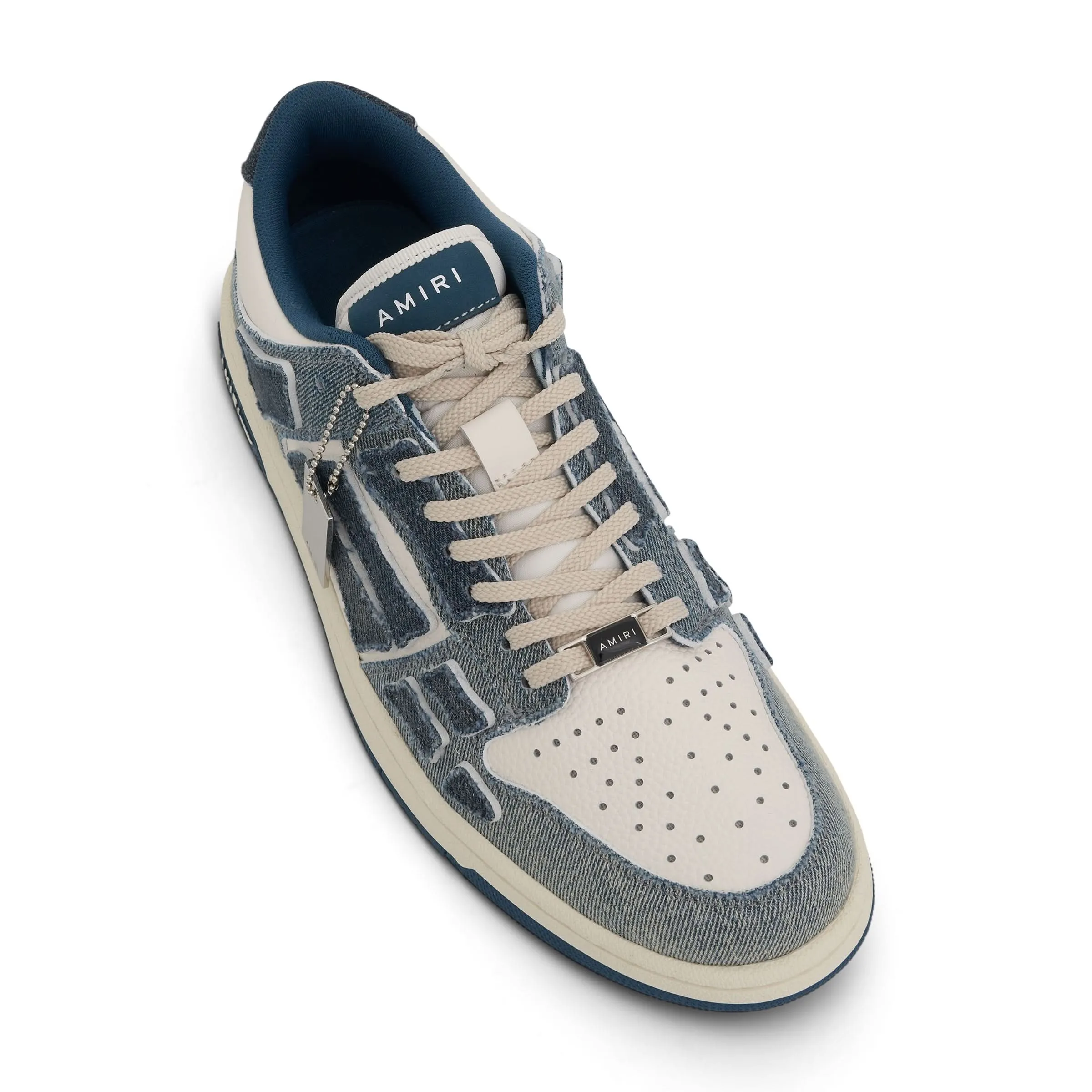 Skeleton Sneaker in Denim Slate Blue