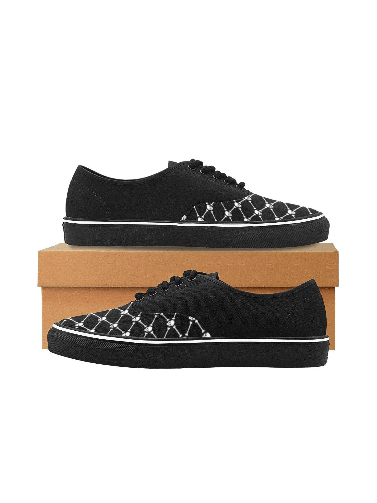 SKULLS AND CROSSBONES Men's Creeper Sneakers