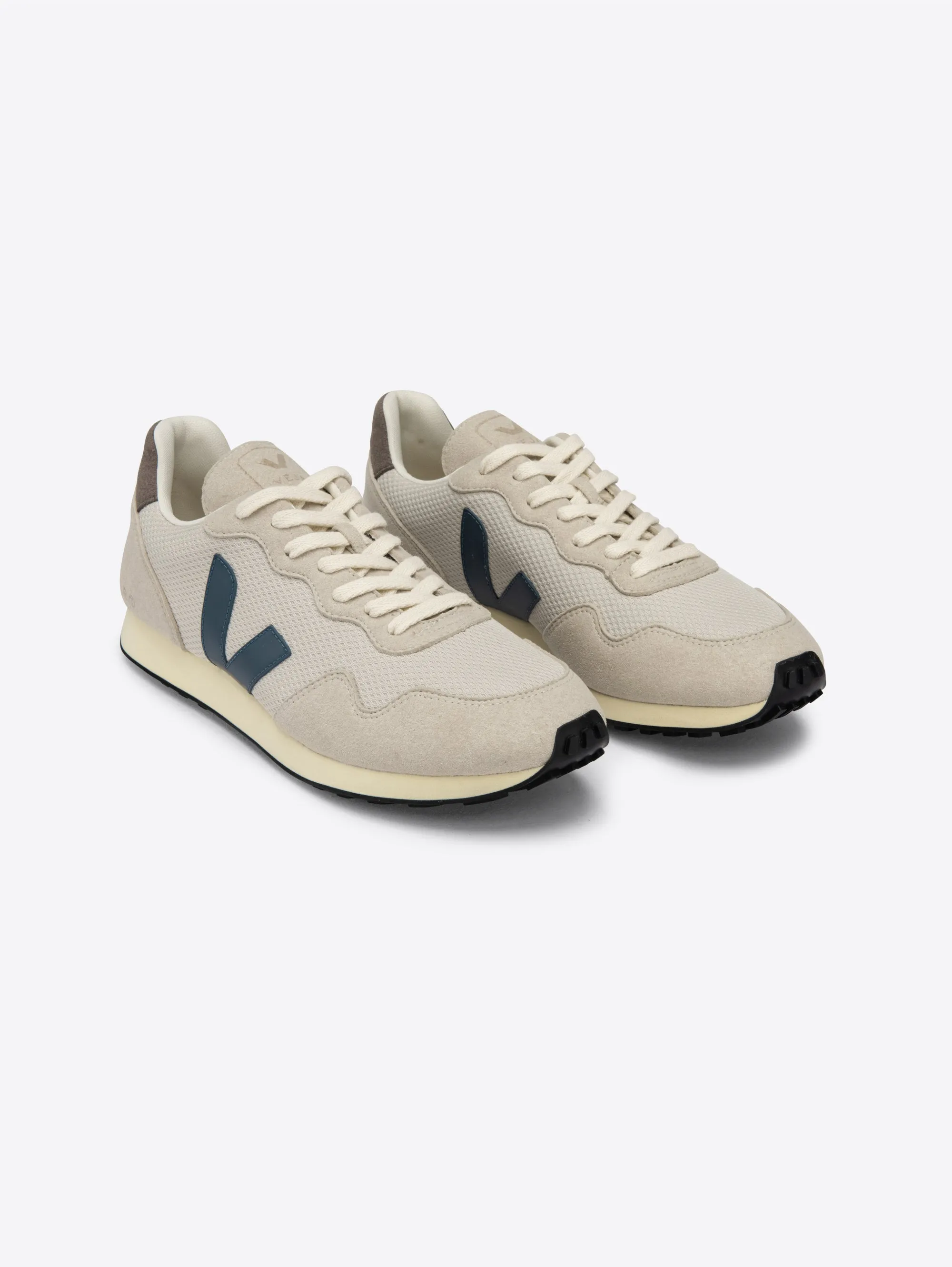 Sneakers in Alveomesh e Suede Vegan Beige