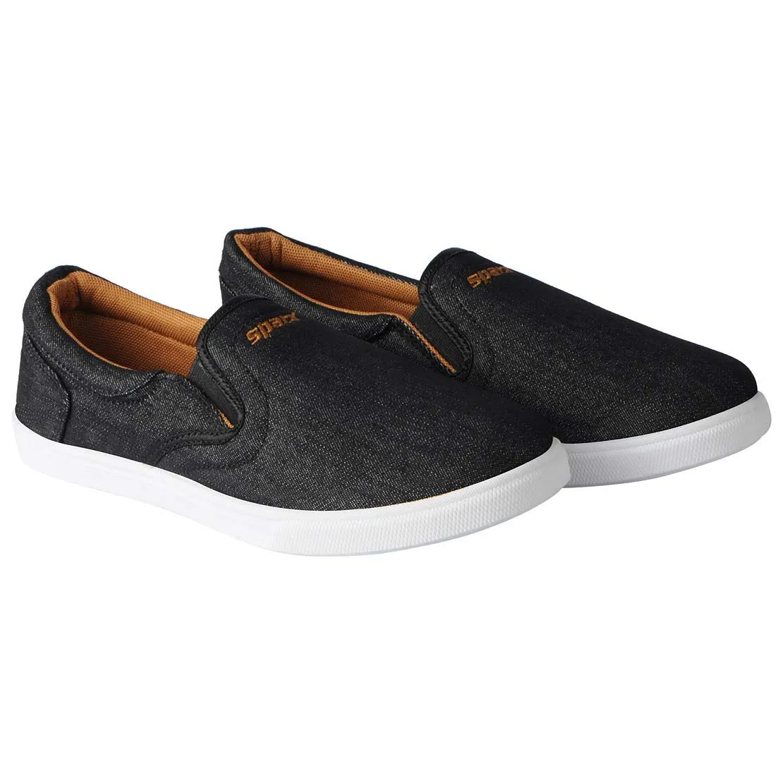 Sparx Men's Black Loafers