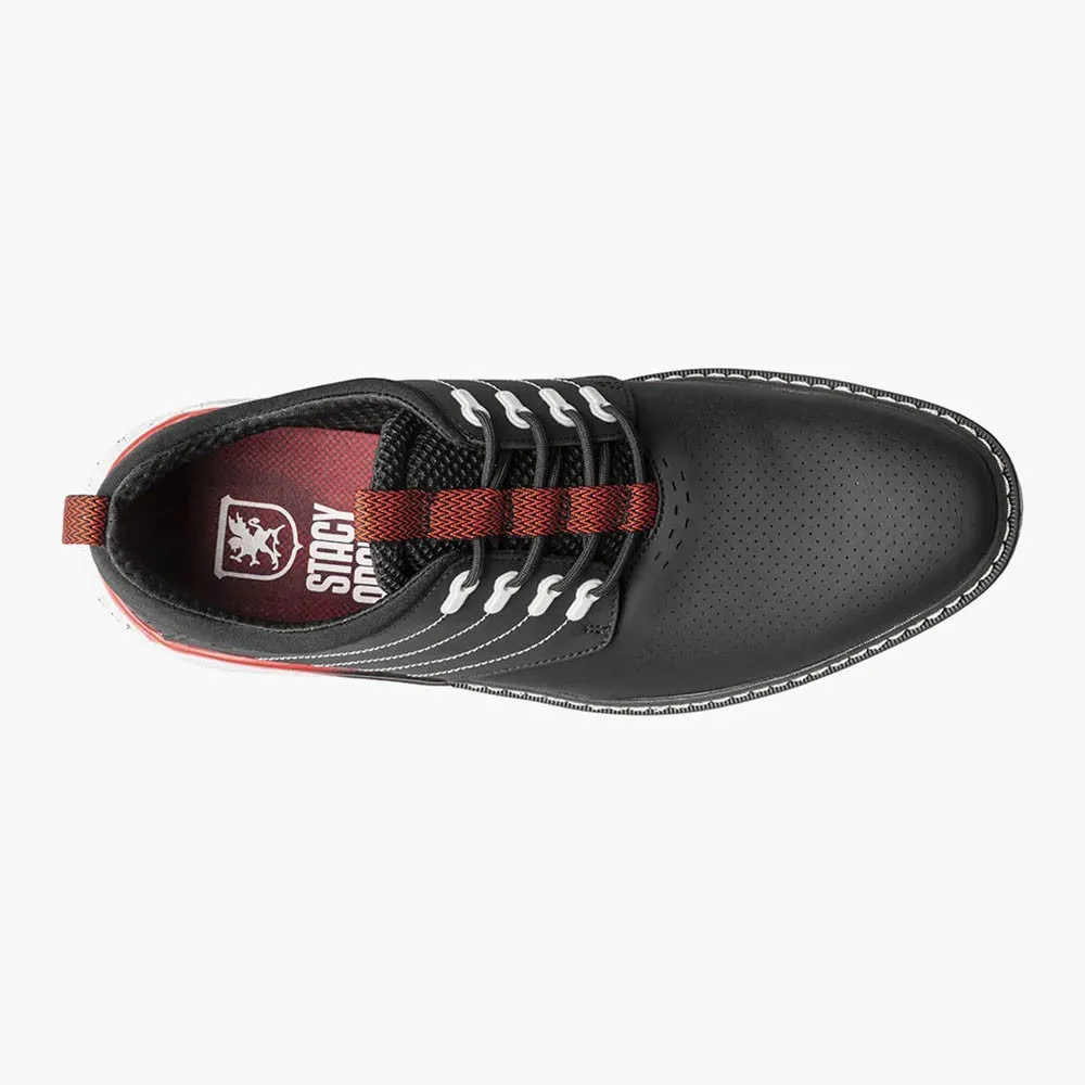 Stacy Adams BARNA Black Plain Toe Lace Up Sneakers