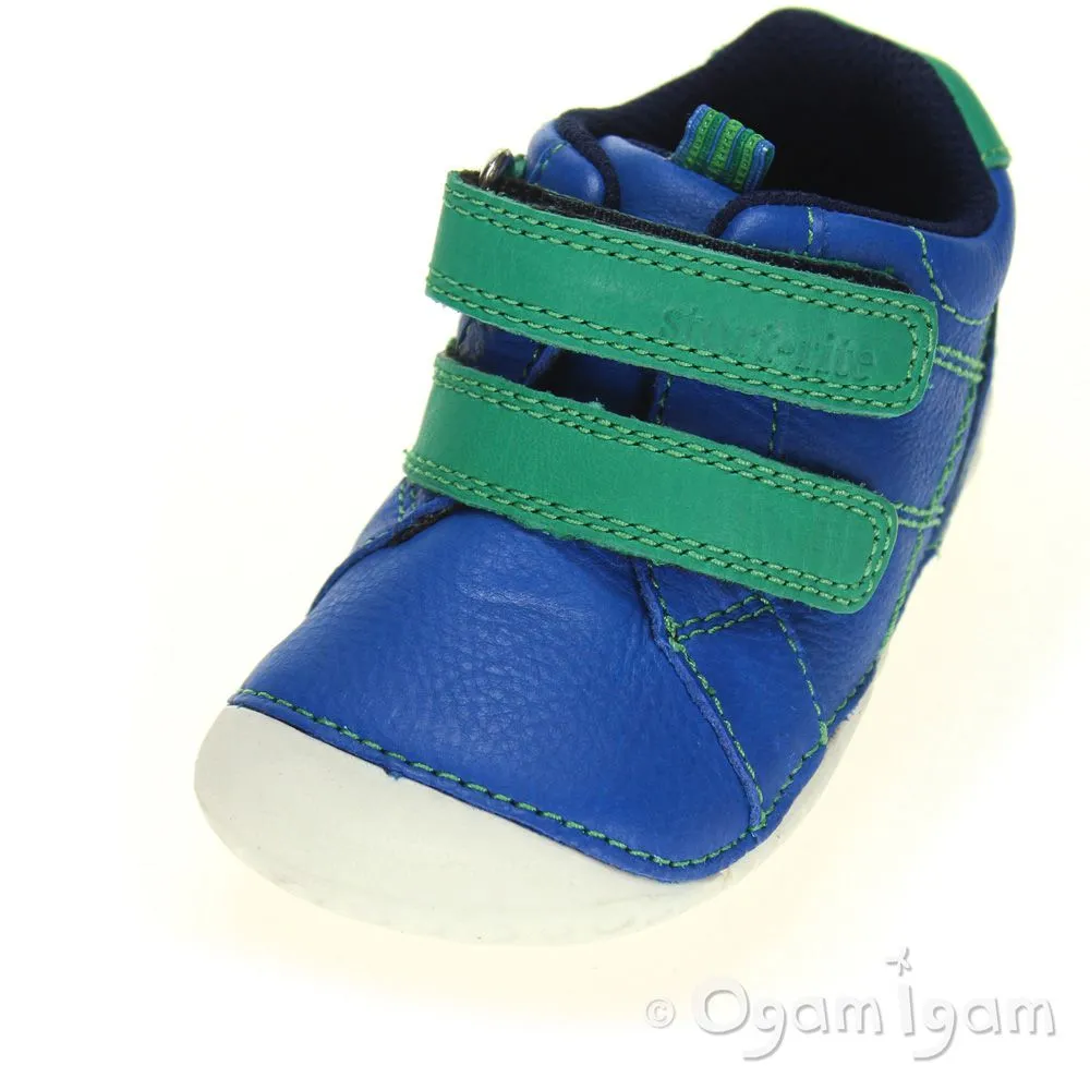 Start-rite Baby Milan Infant Boys Blue Shoe