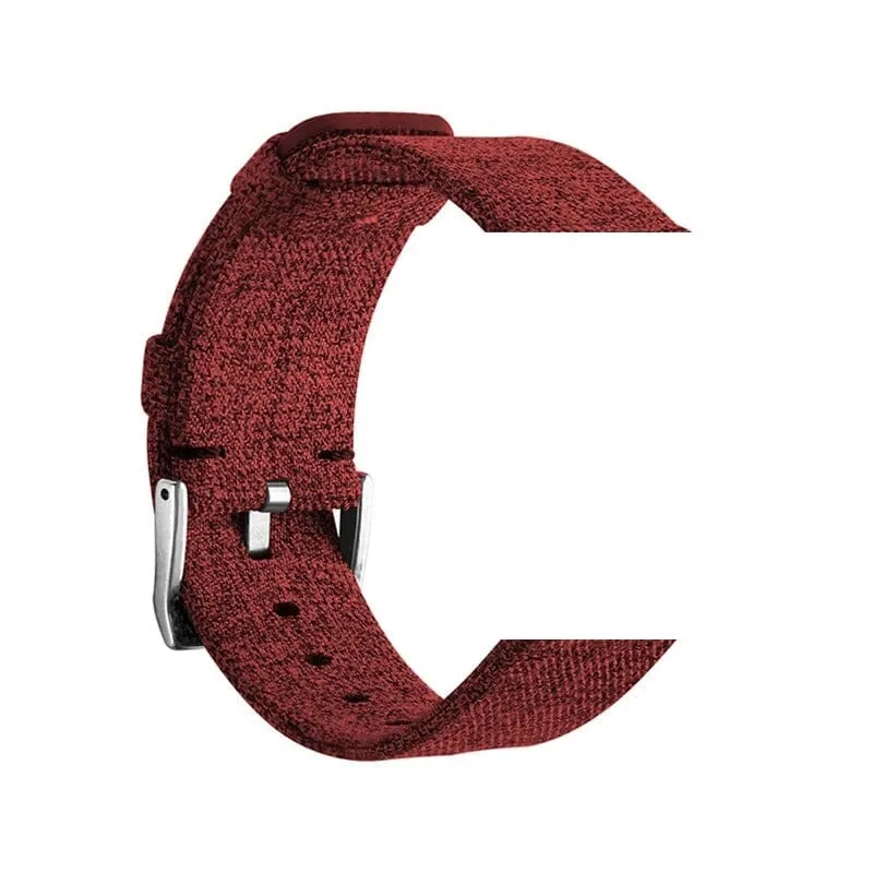 Stylish Canvas Watch Straps Compatible with Misfit Command, Vapor & Vapor 2