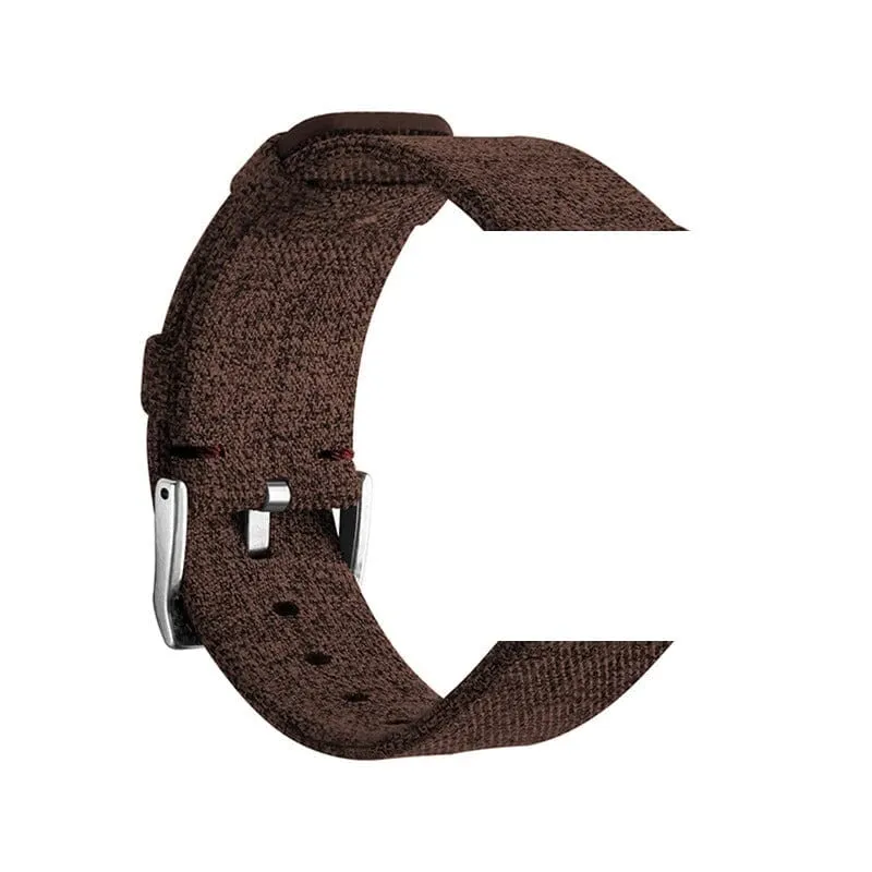 Stylish Canvas Watch Straps Compatible with Misfit Command, Vapor & Vapor 2