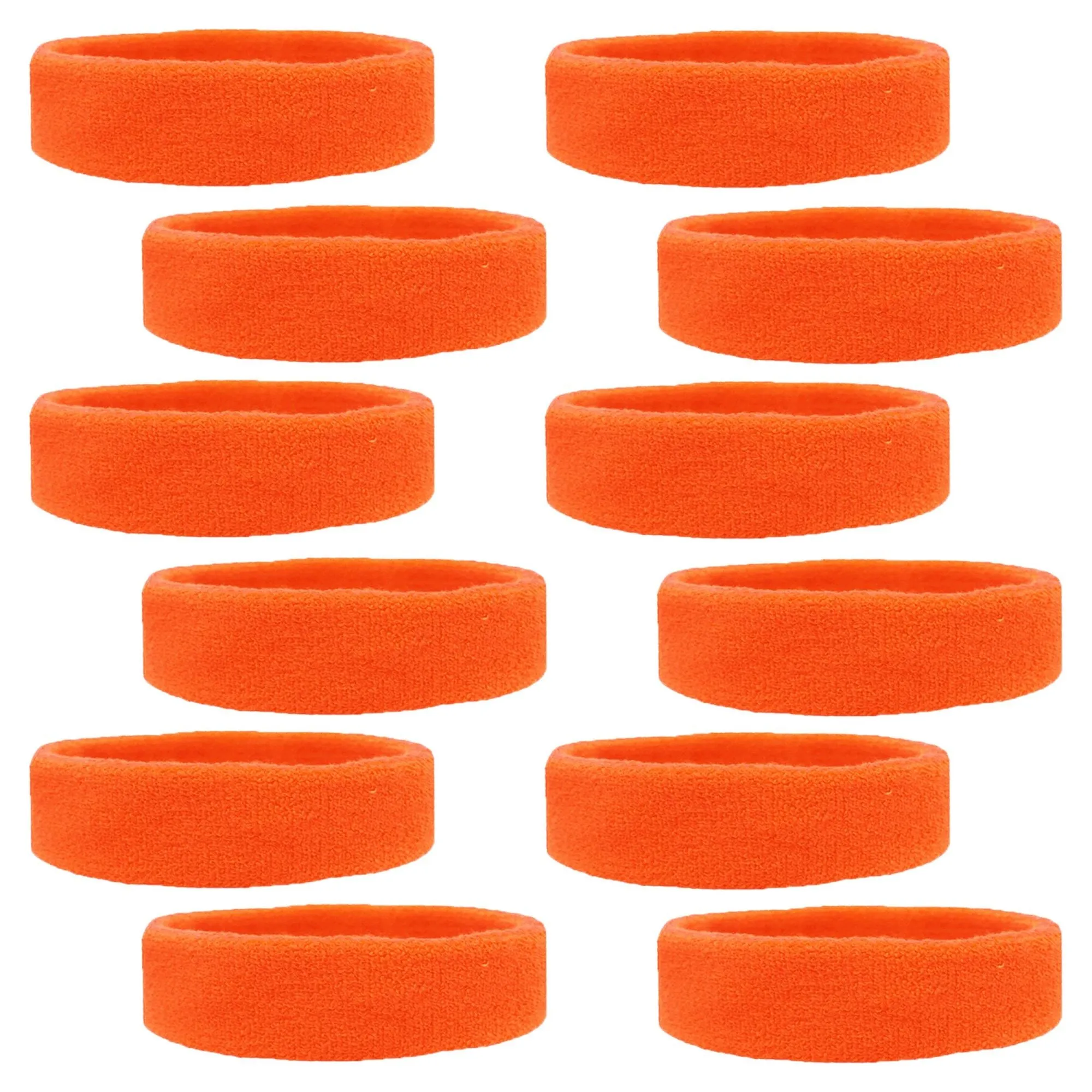 Sweatbands Soft Terry Cotton 12 pack Choose Colors & Quantities: