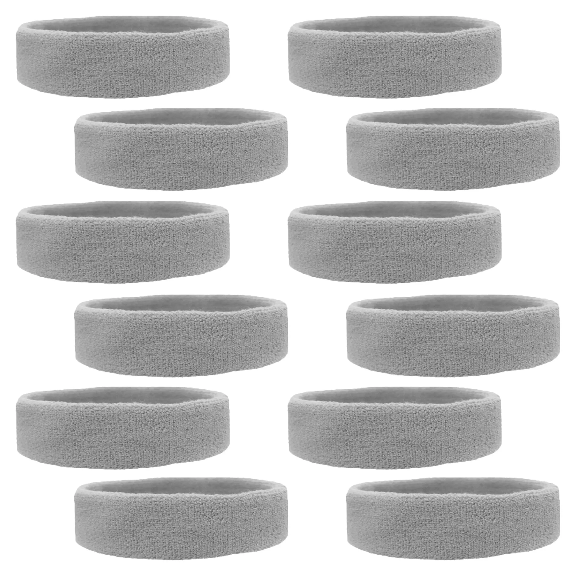 Sweatbands Soft Terry Cotton 12 pack Choose Colors & Quantities: