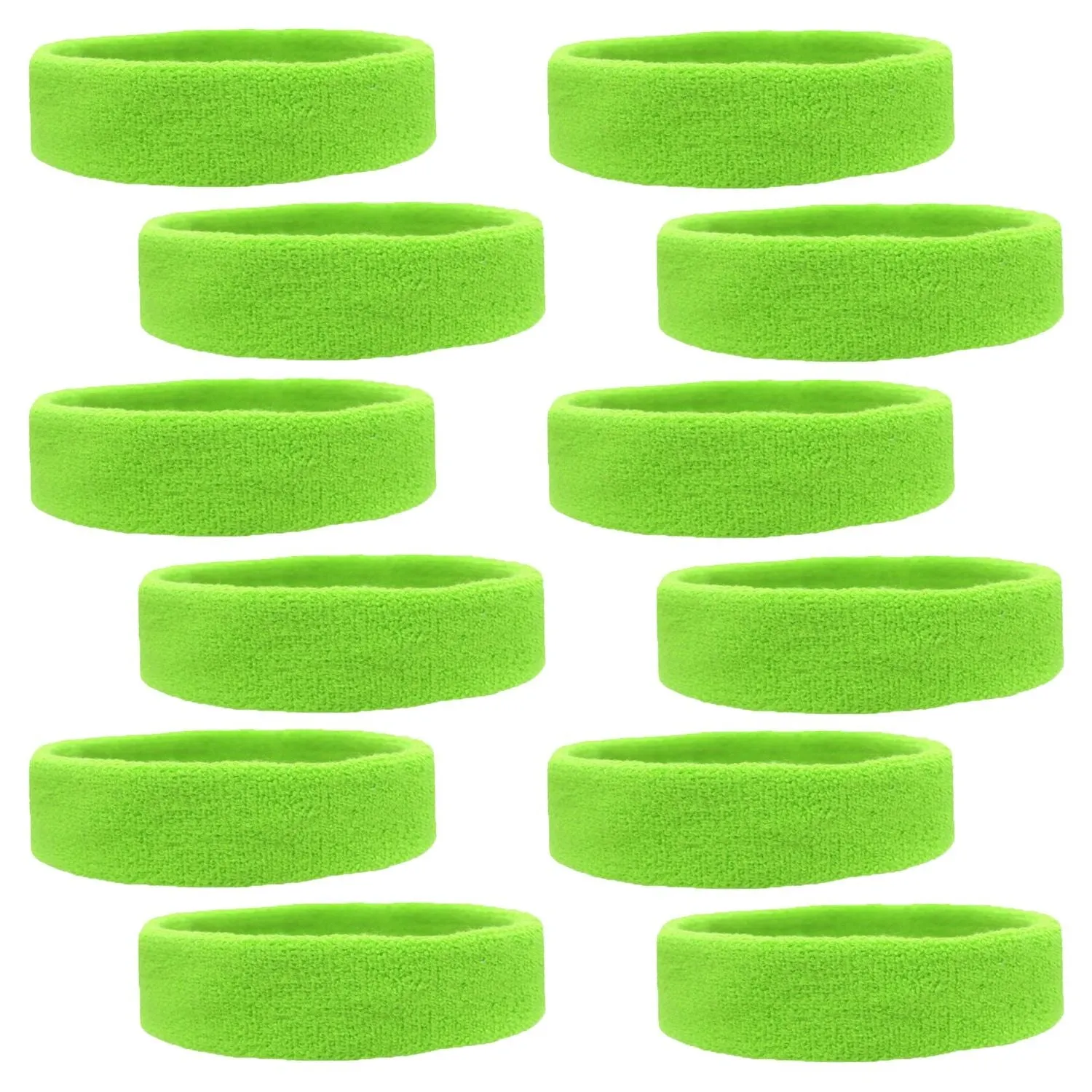 Sweatbands Soft Terry Cotton 12 pack Choose Colors & Quantities: