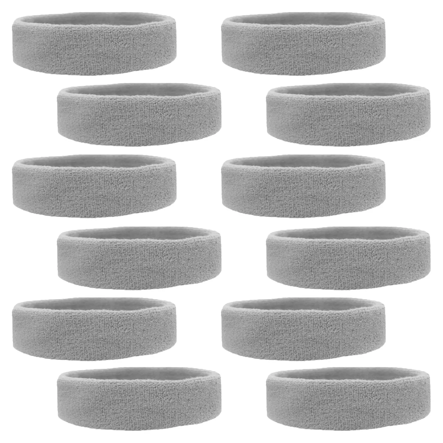 Sweatbands Soft Terry Cotton 12 pack Choose Colors & Quantities: