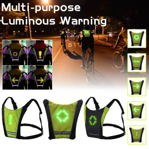 TEEK - LED Wireless Cycling Safety Turn Signal Light Vest