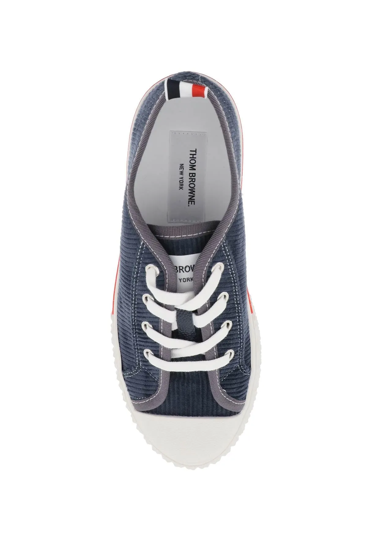 Thom browne tartan sole low-top sneakers