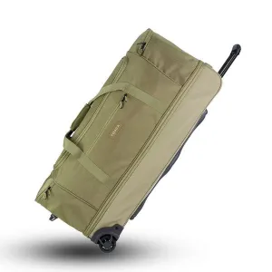 Tosca - TCA798TWM-B 70cm Wheeled split compartment Duffle - Khaki/Sand