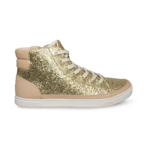 UGG Cradie Glitter Gold Sneakers