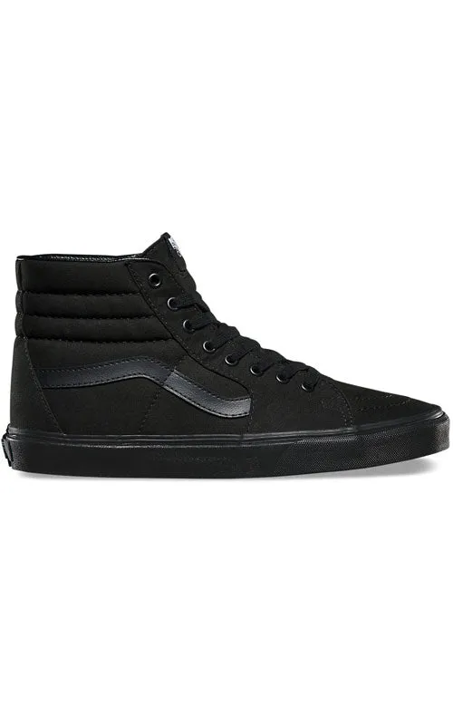 Vans Sk8-Hi High Top Sneakers - All Black Edition