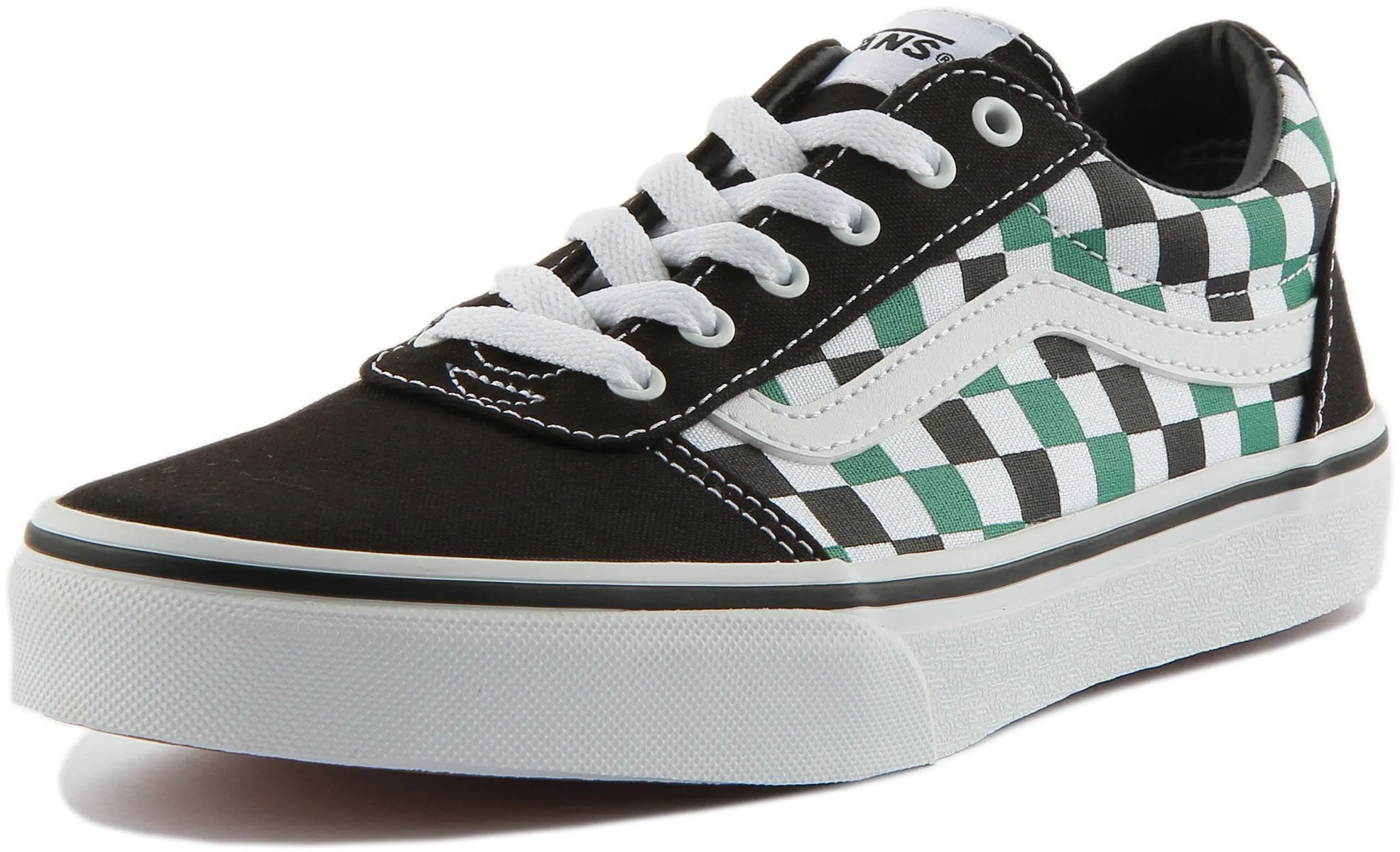 Vans Ward In Black Green For Youth