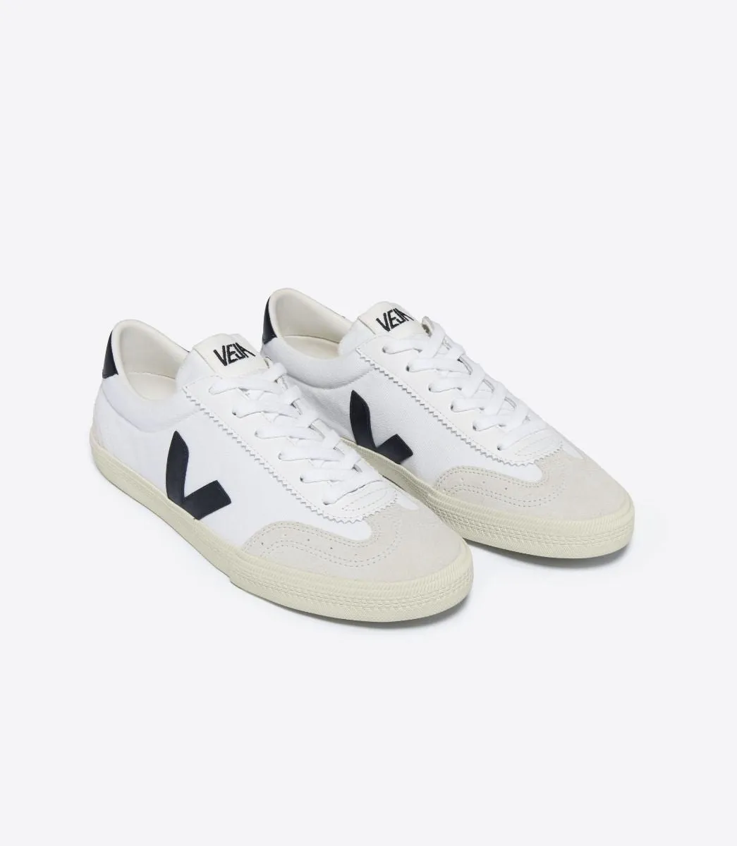 VEJA - Volley Canvas W - White / Black