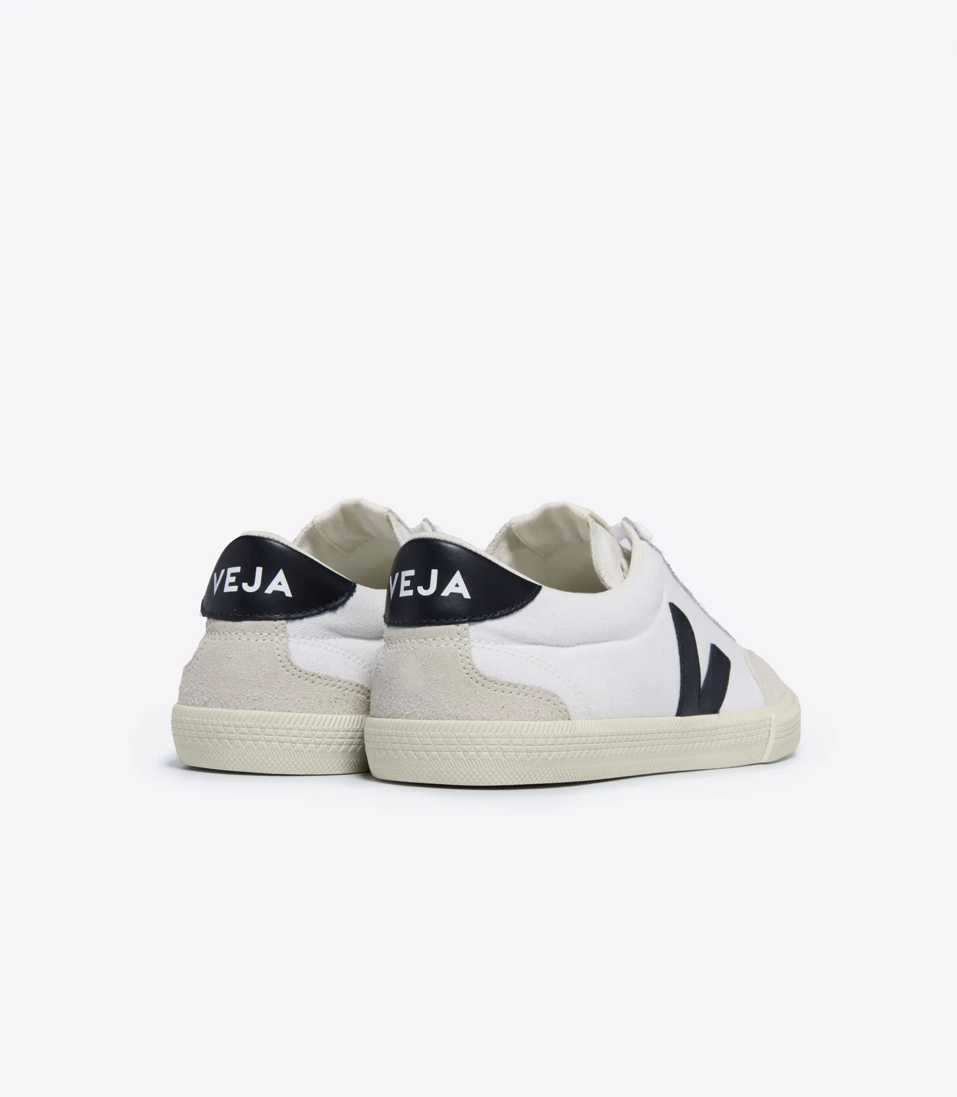 VEJA - Volley Canvas W - White / Black